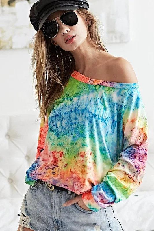 Tie Dye Soft Knit Jersey T-Shirt, image 17