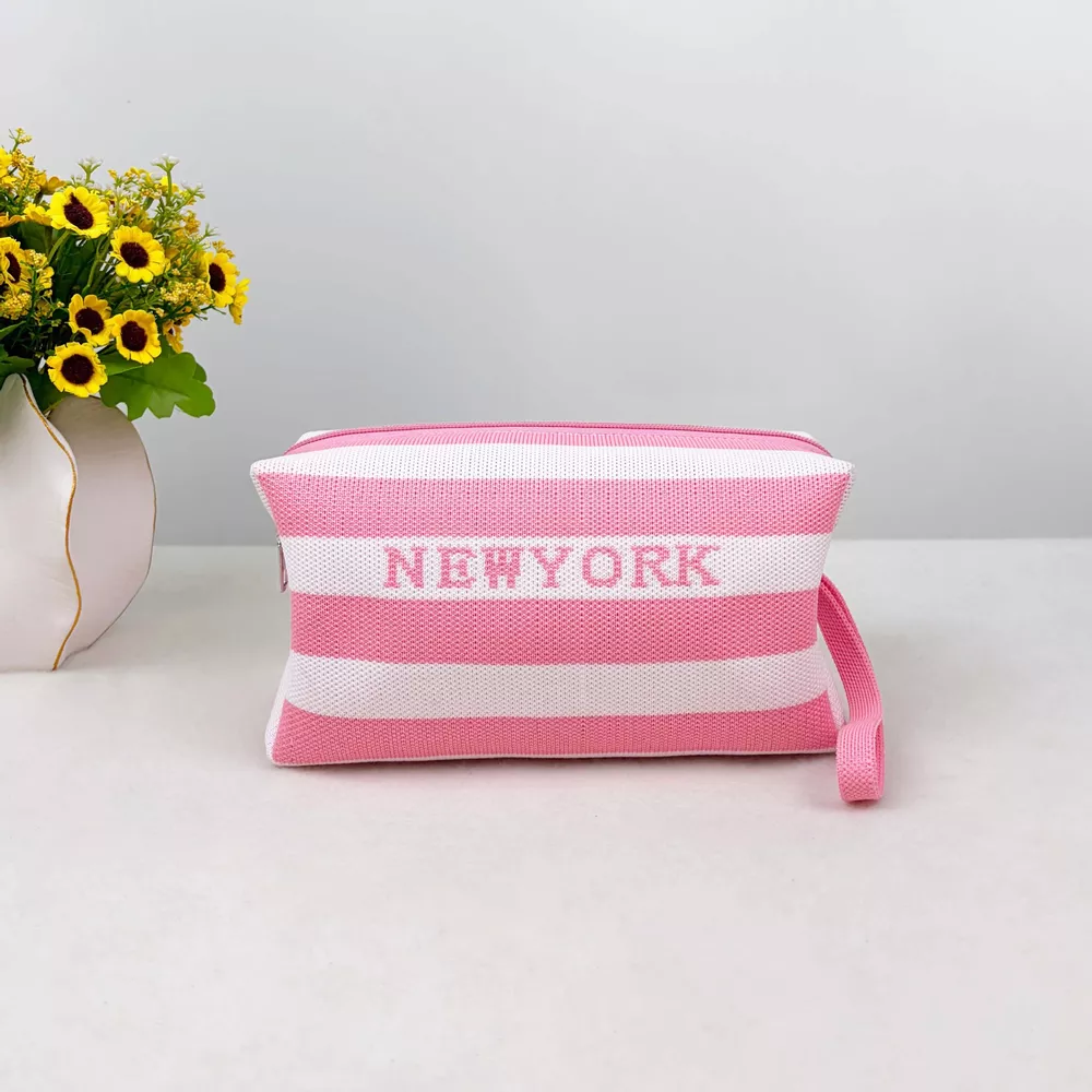 Striped Cosmetic Bag, image 4