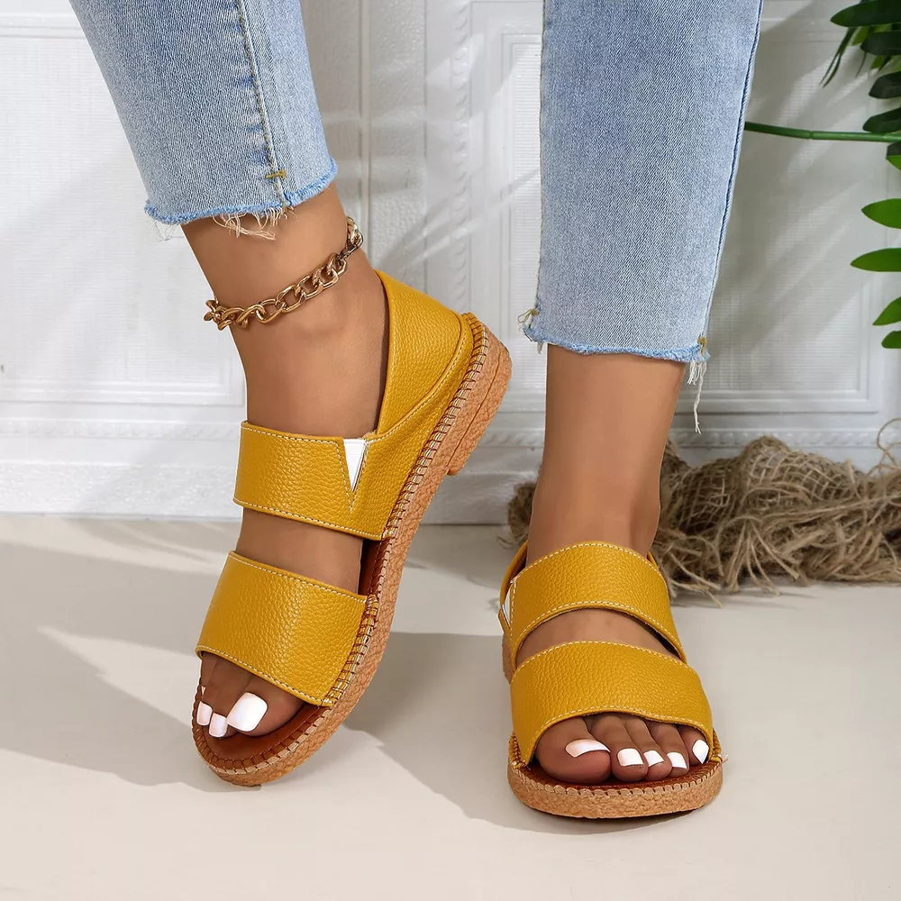 Open Toe Flats Sandals, image 8