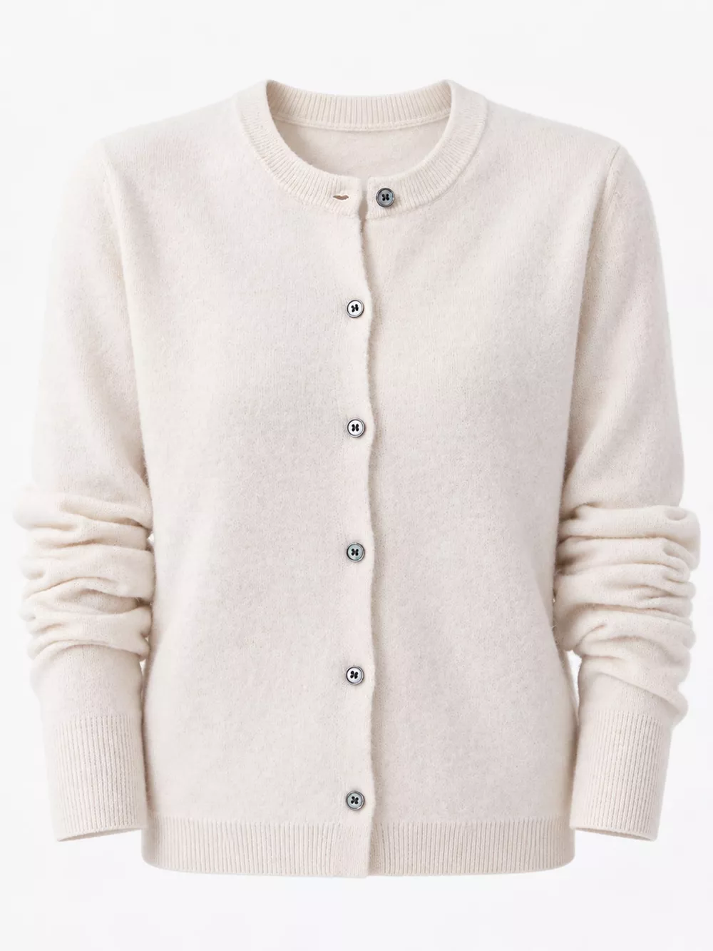 Crew Neck Button-Down Cardigan, image 7