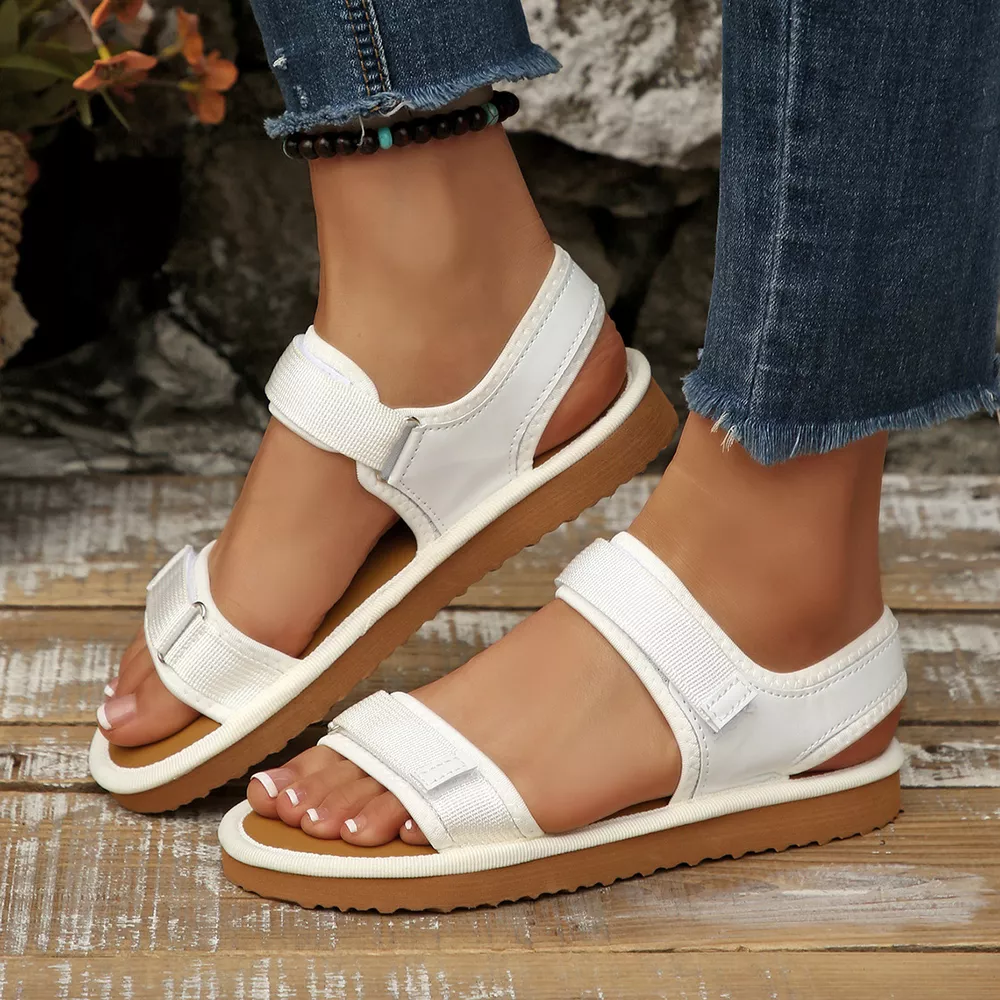 Open Toe Flats Sandals, image 5