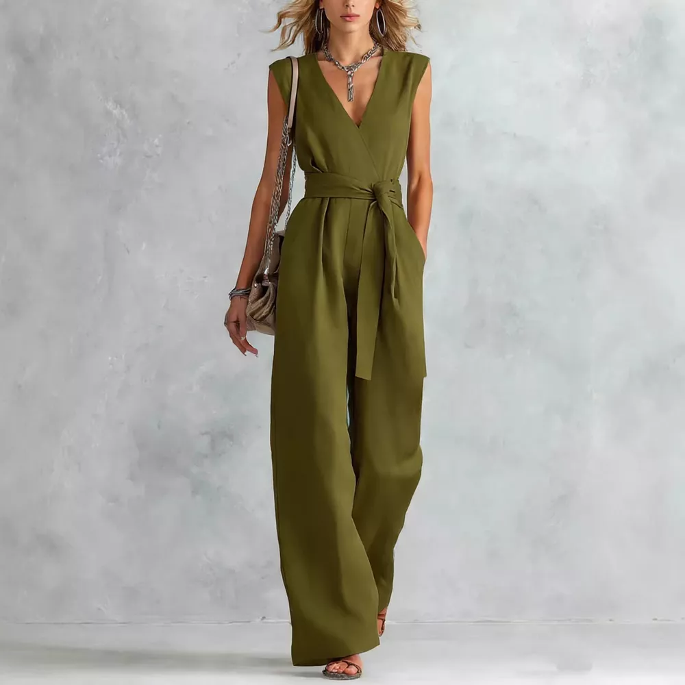 Sleeveless Wide Leg Jumpsuit, image 11