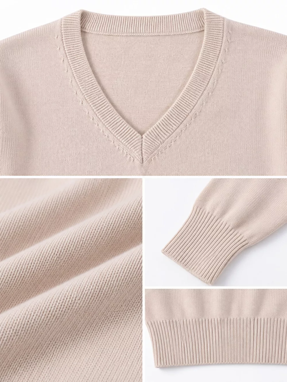 Full Size V-Neck Long Sleeve Sweater Plus Size, image 37