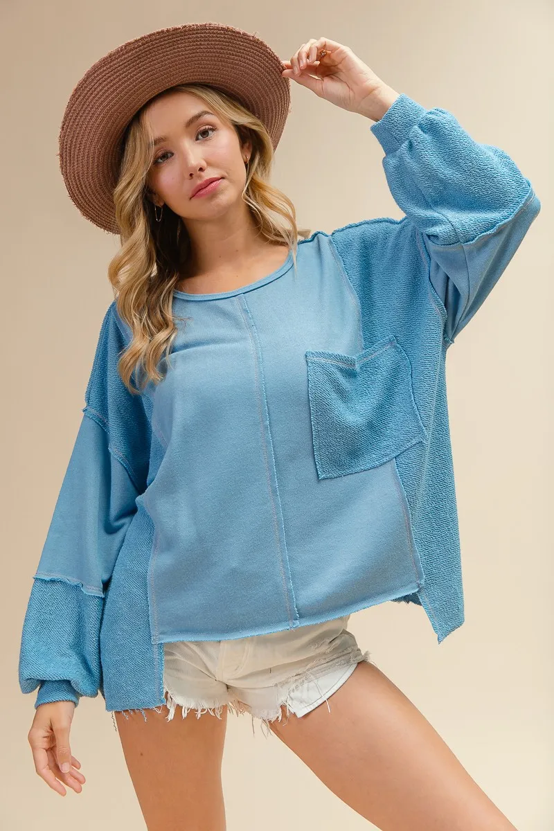 Oversized Pocket Front Sweatshirt, image 9