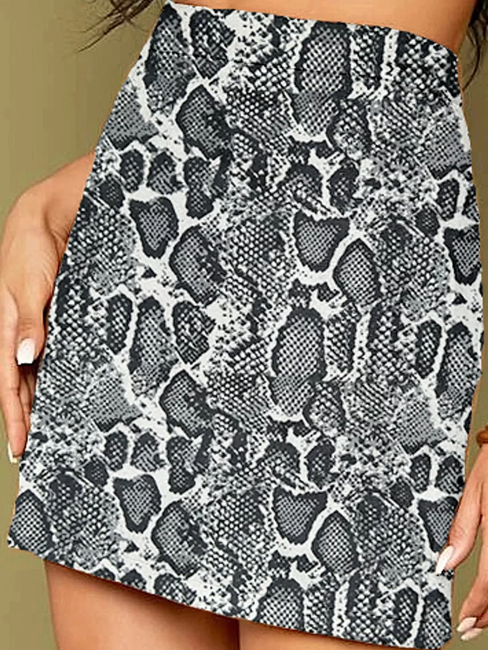 High-Waisted Slit Skirt, image 53