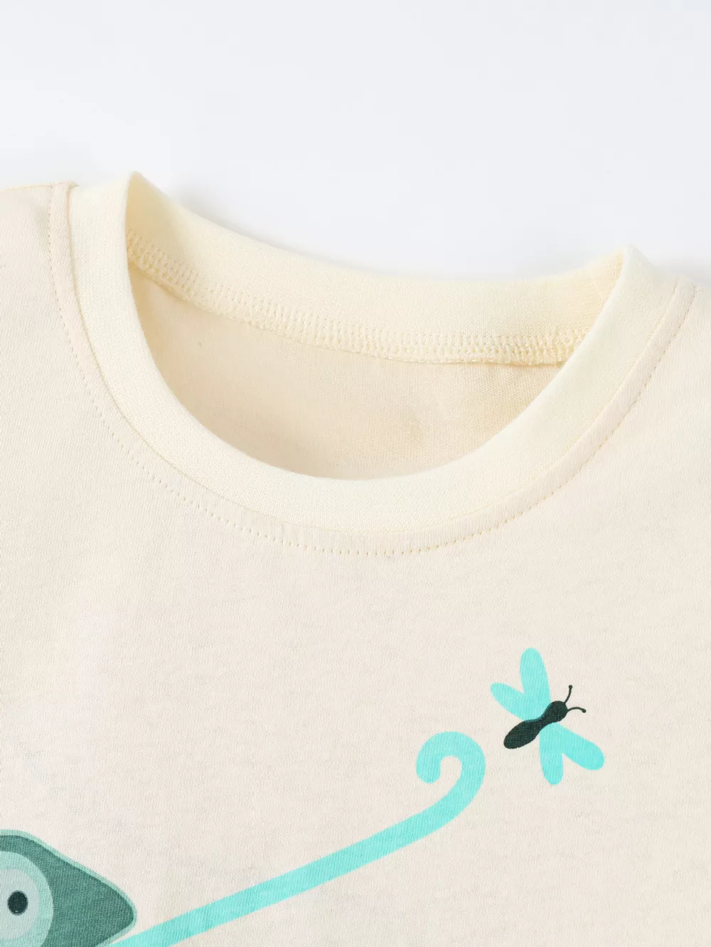 Children's Lizard Round Neck Tee and Shorts Set, image 3