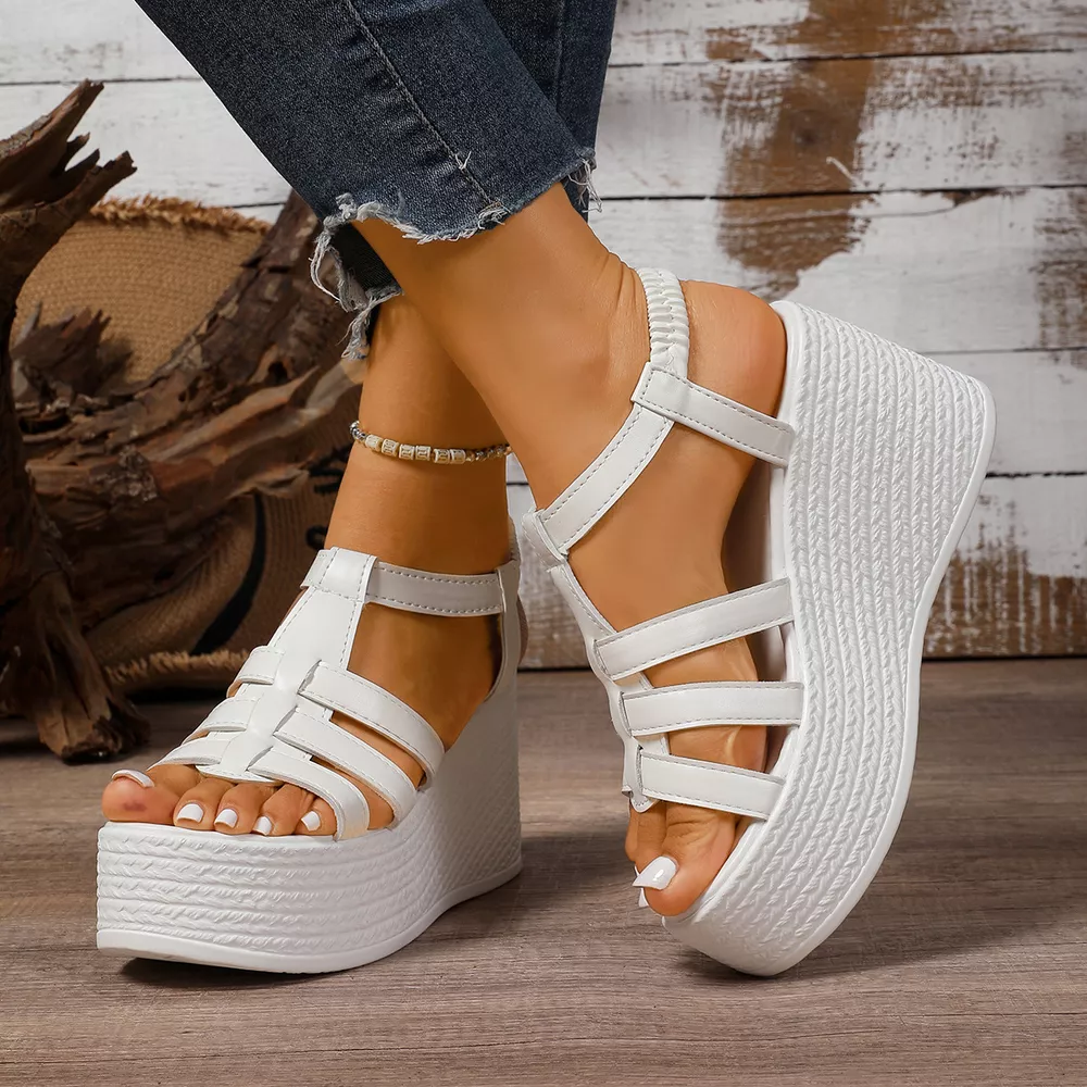 Open Toe Wedge Sandals, image 5
