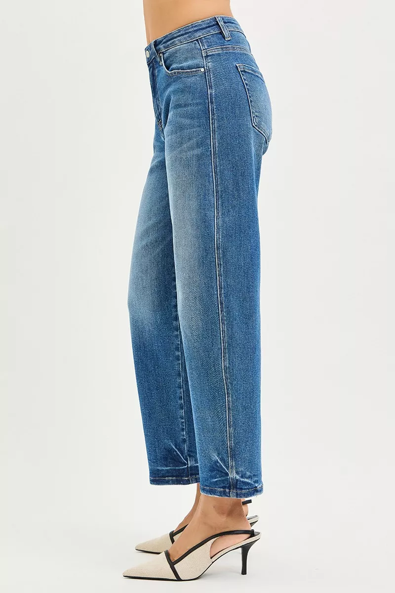 Slouchy Cropped Barrel Jeans, image 6