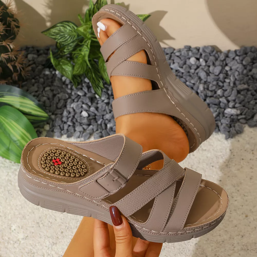 Open Toe Wedge Sandals, image 10