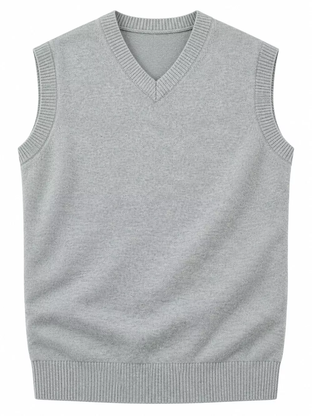 Men's Plus Size V-Neck Sweater Vest, image 10