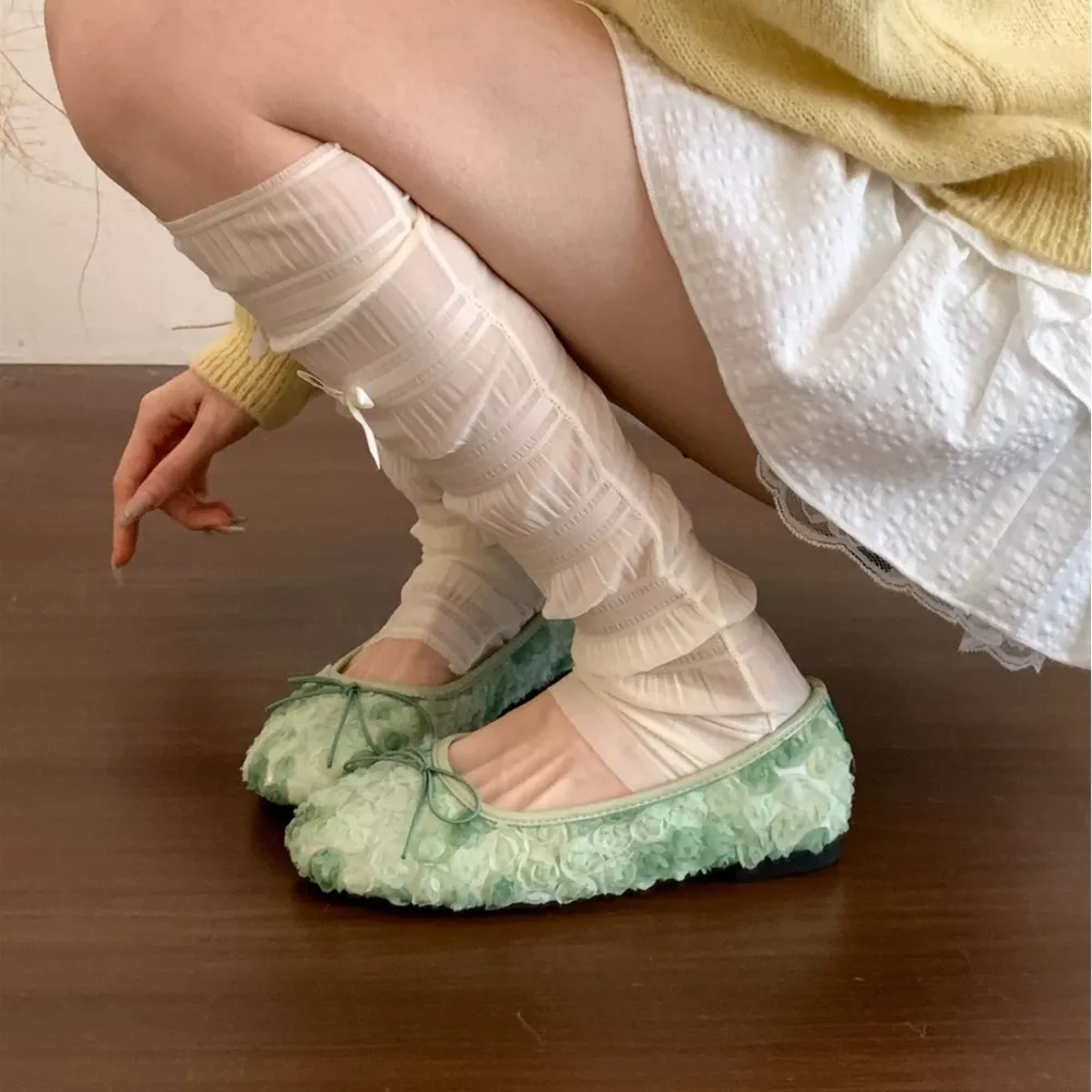 Floral Bow Slip-Ons, image 6