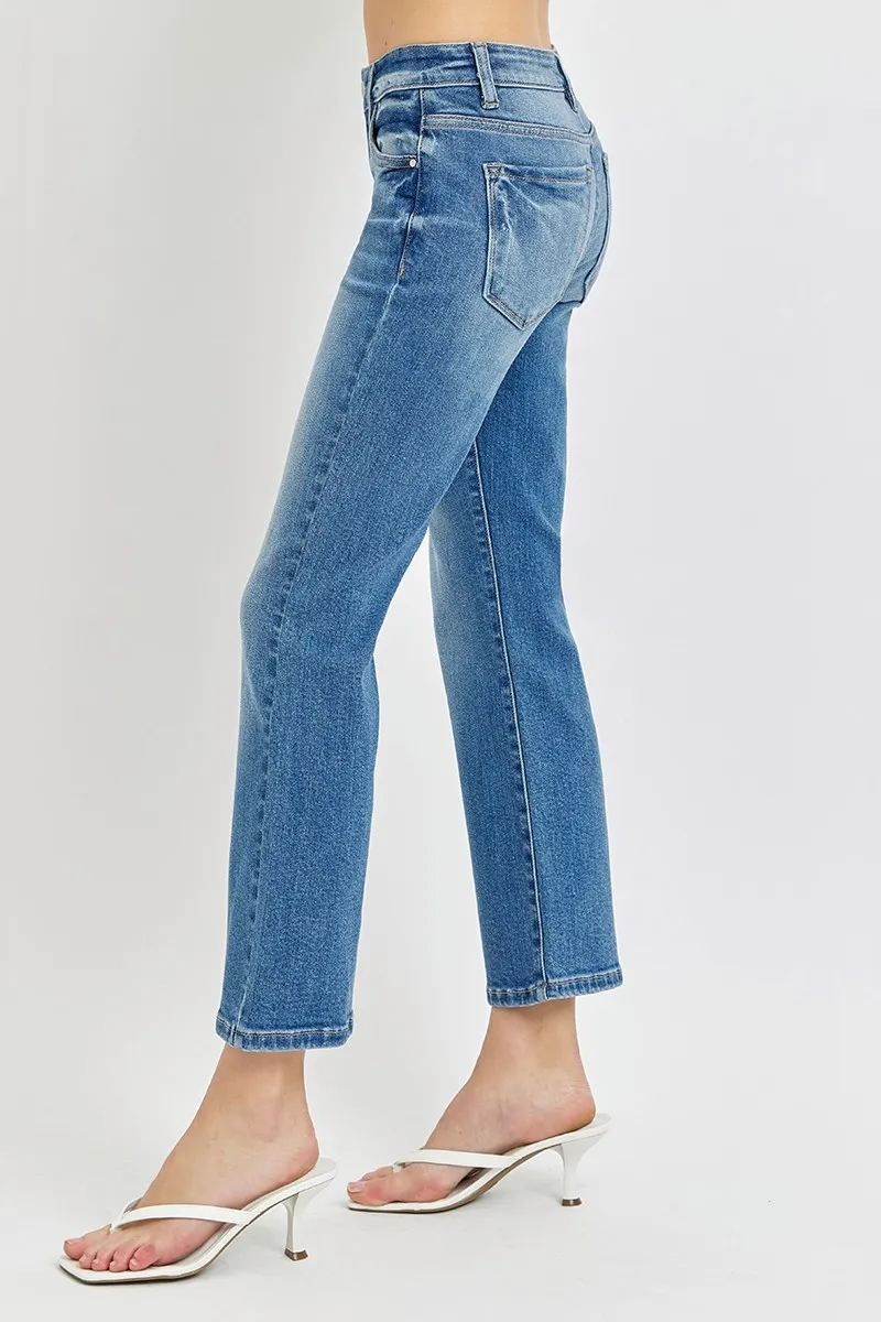 Full Size Low Rise Crop Flare Jeans Plus Size, image 5