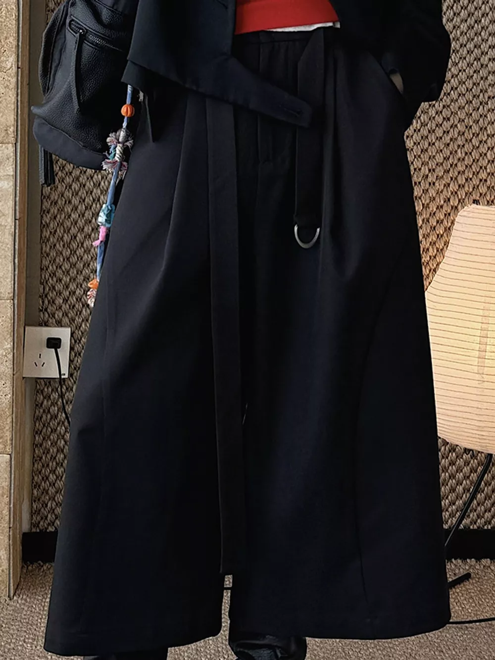 High-Waisted Wide-Leg Capris, image 6