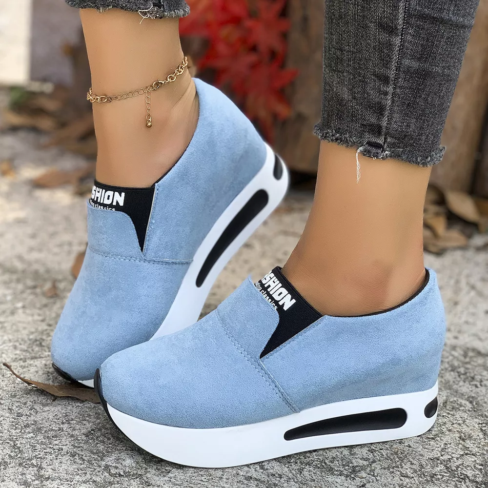 Round Toe Platform Slip-Ons, image 13