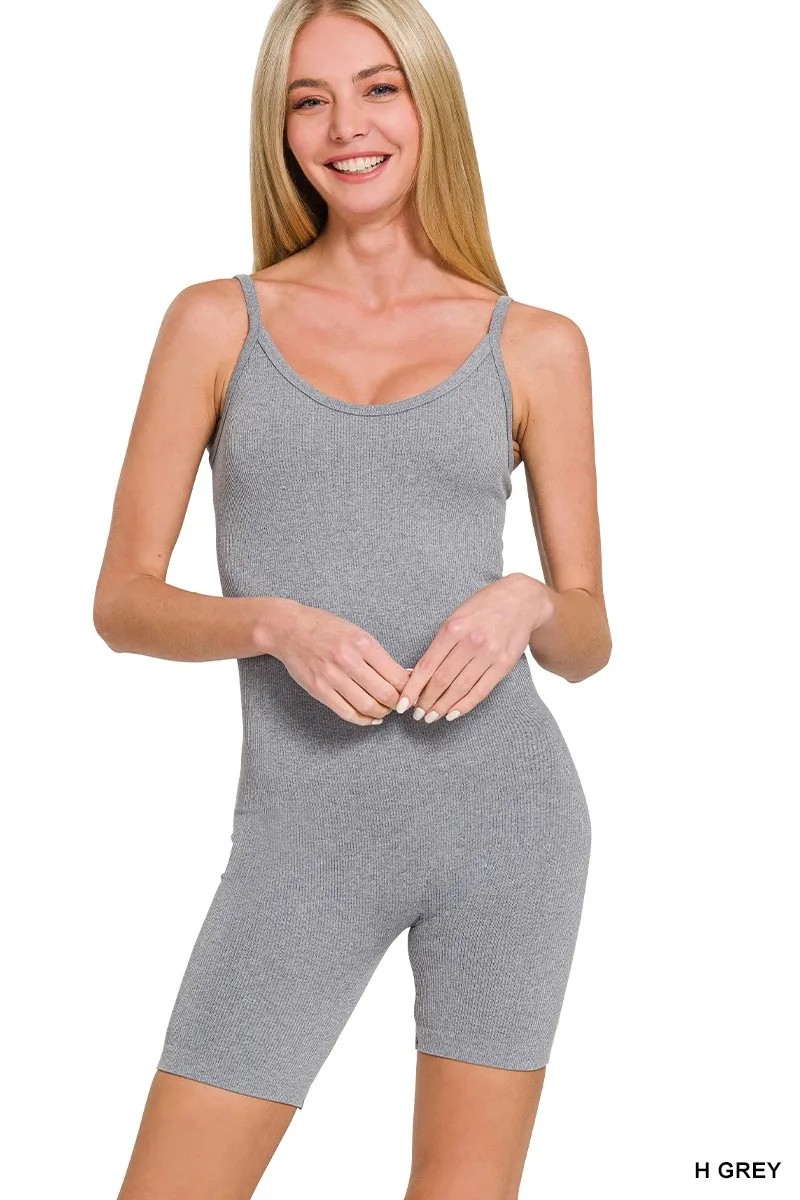 Ribbed Seamless Bodysuit