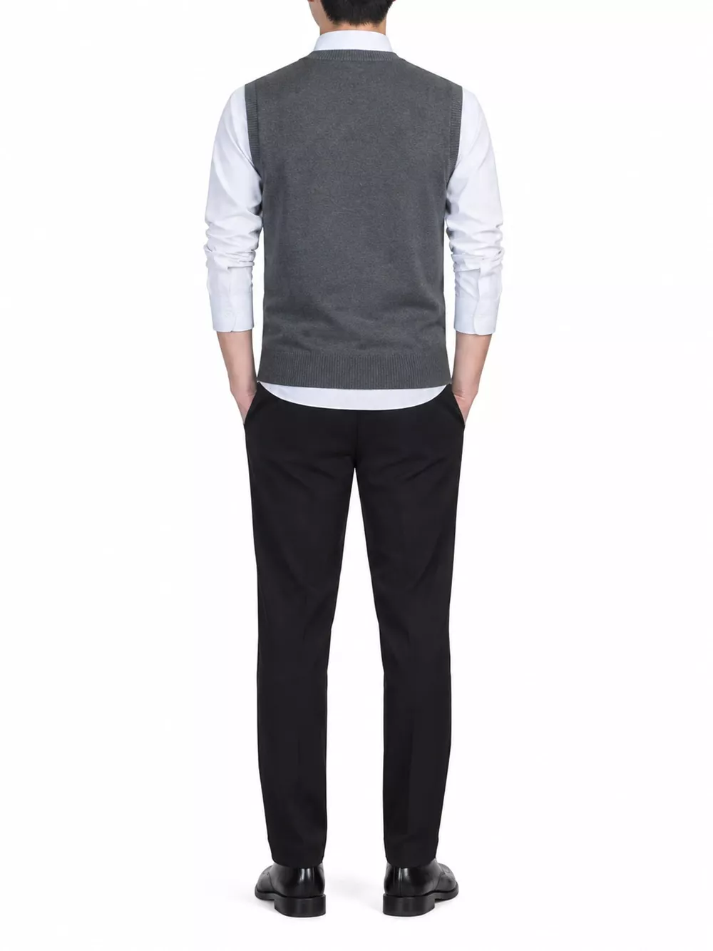 Men's Plus Size V-Neck Sweater Vest, image 13