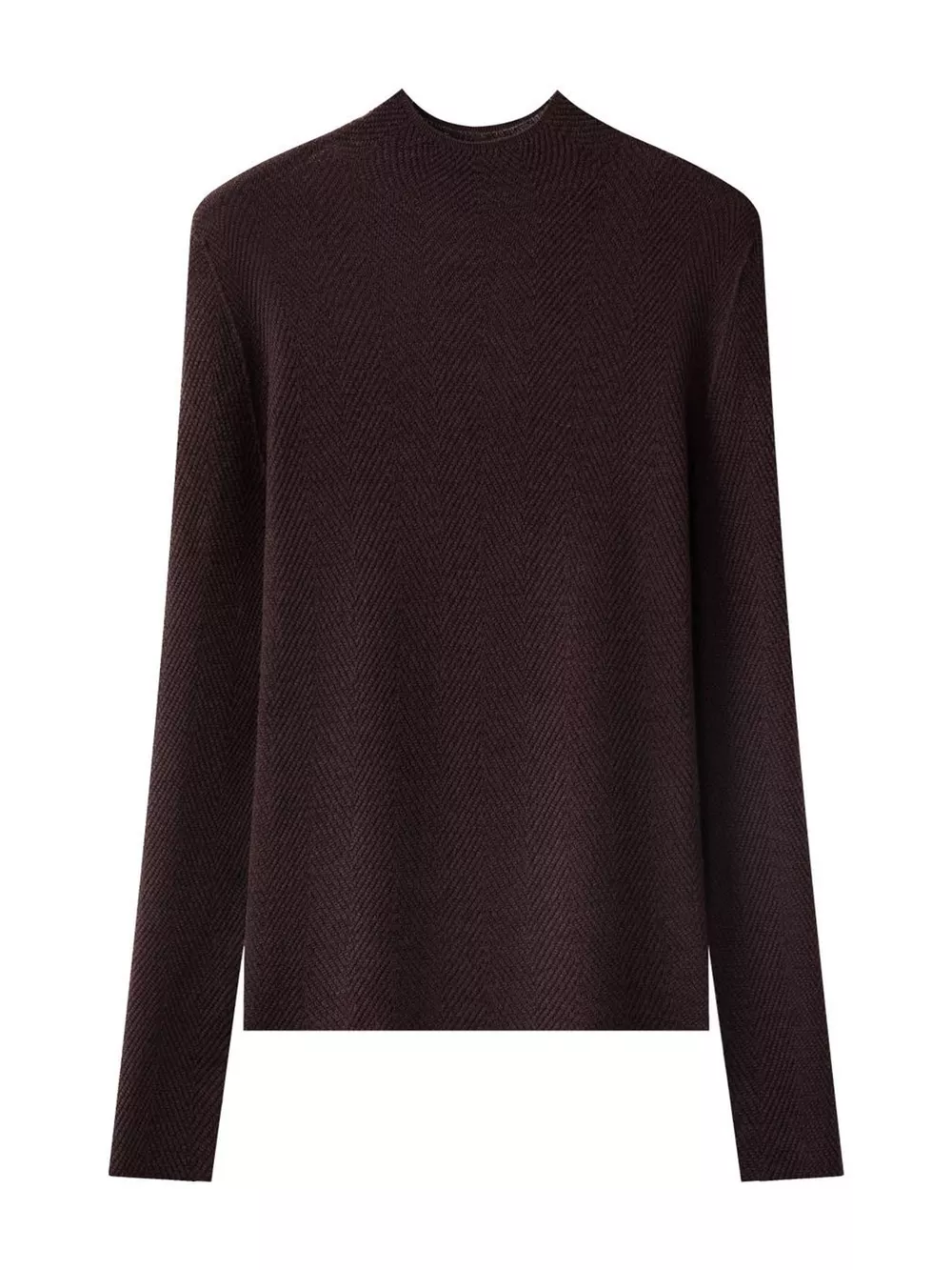 Textured Mock Neck Sweater, image 10