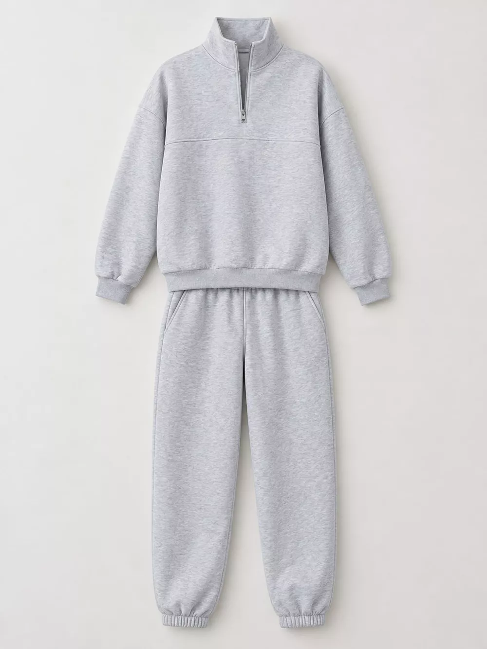 Half-Zip Sweatshirt and Joggers Set, image 7