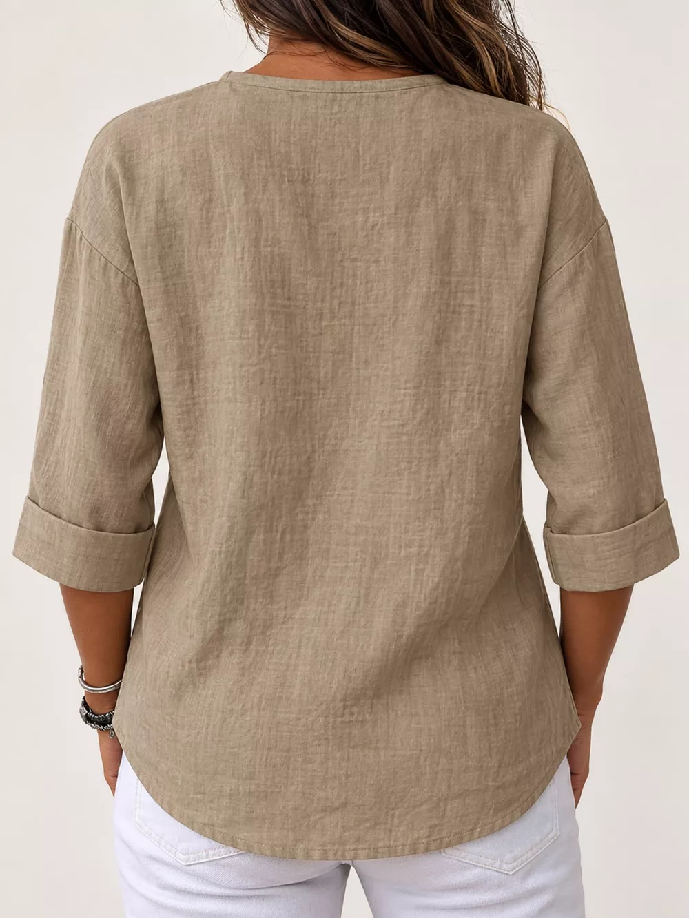 Notched Button Down Shirt, image 21