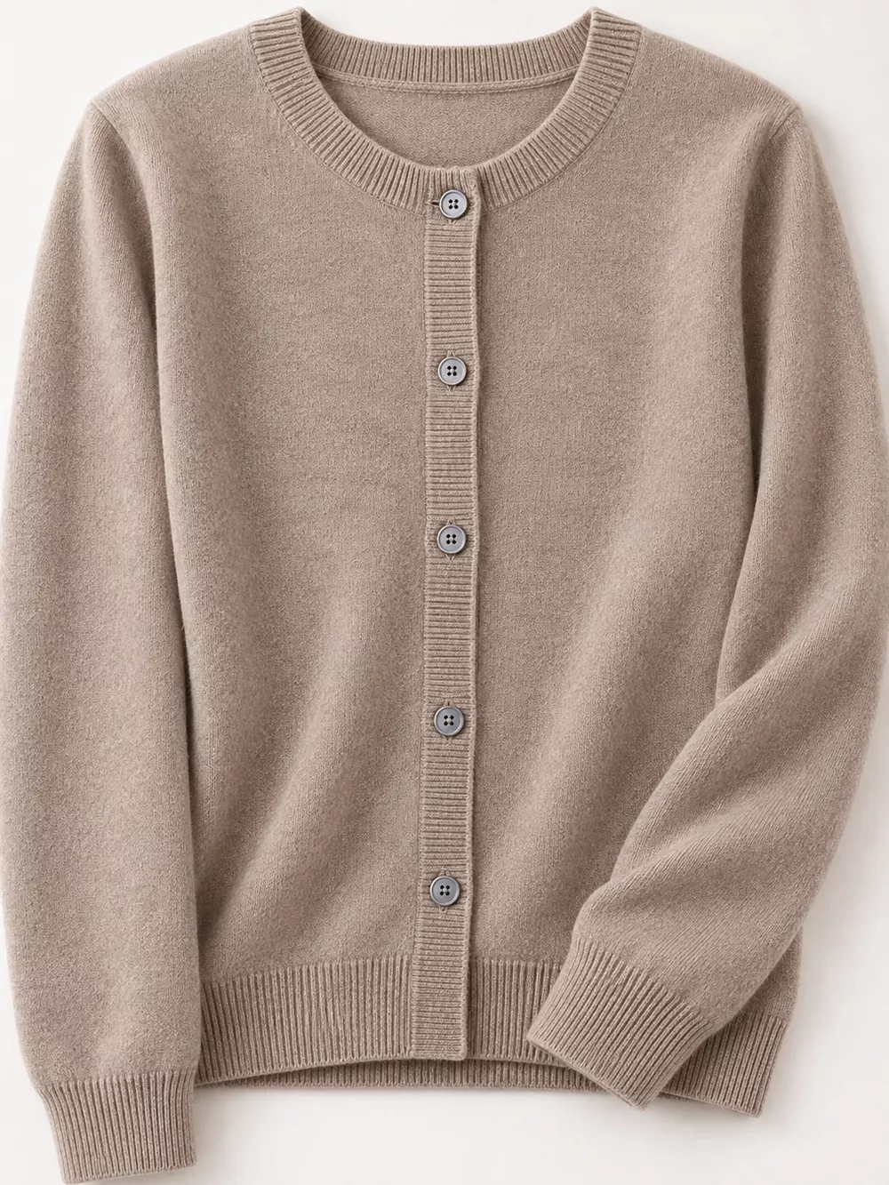 Crew Neck Button-Down Knit Cardigan, image 33