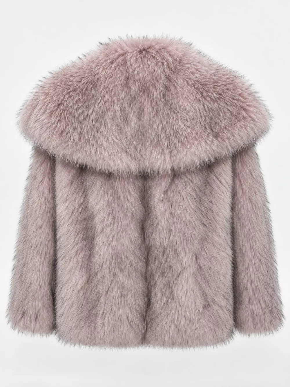 Fox Fur Collar Winter Outerwear, image 45