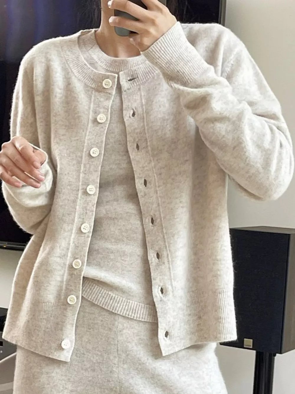 Button Up Long Sleeve Cardigan, image 5
