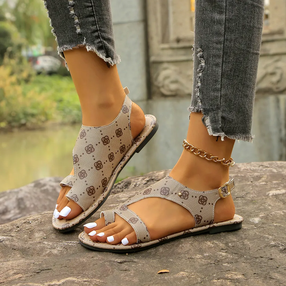 Toe Loop Flats Sandals, image 18