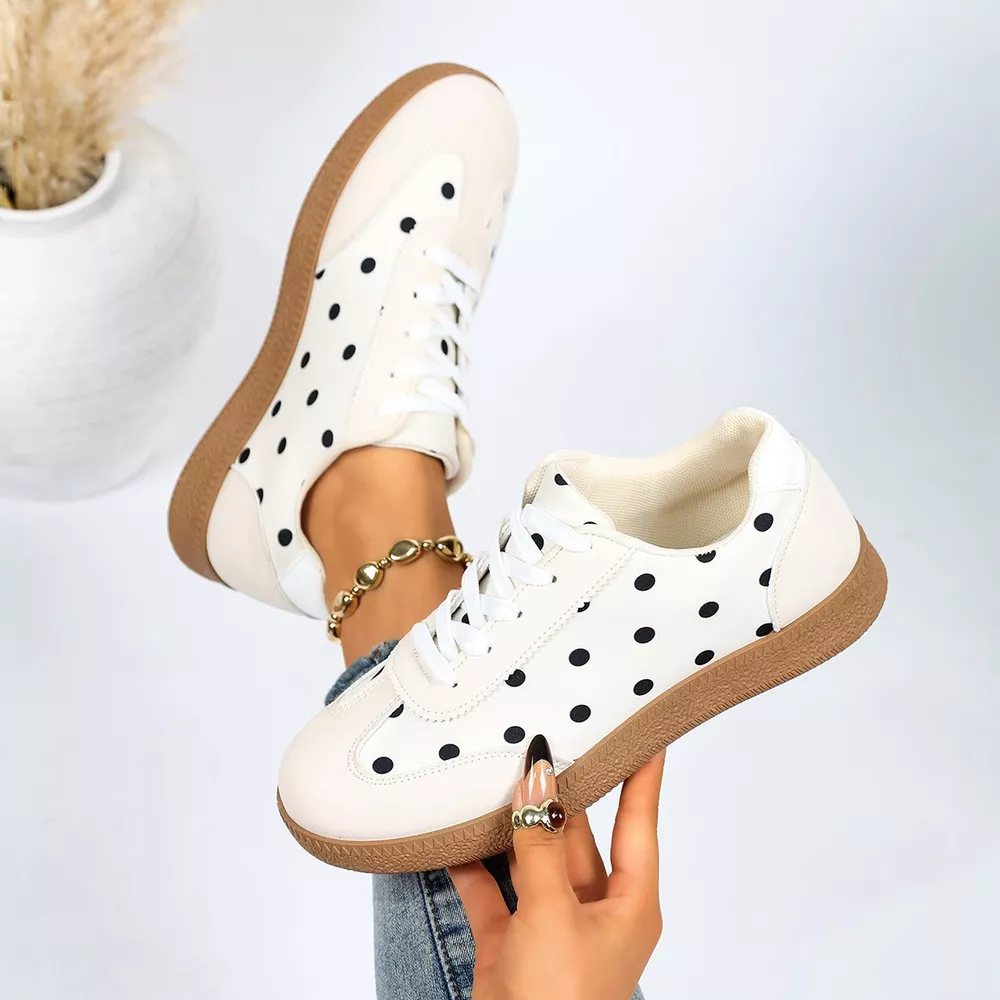 Polka Dot Casual Sneakers, image 12