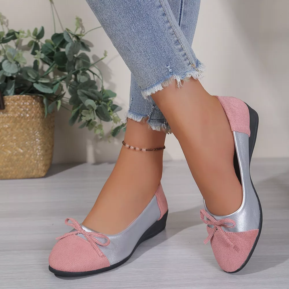 Bow Accent Two-Tone Slip-Ons, image 8