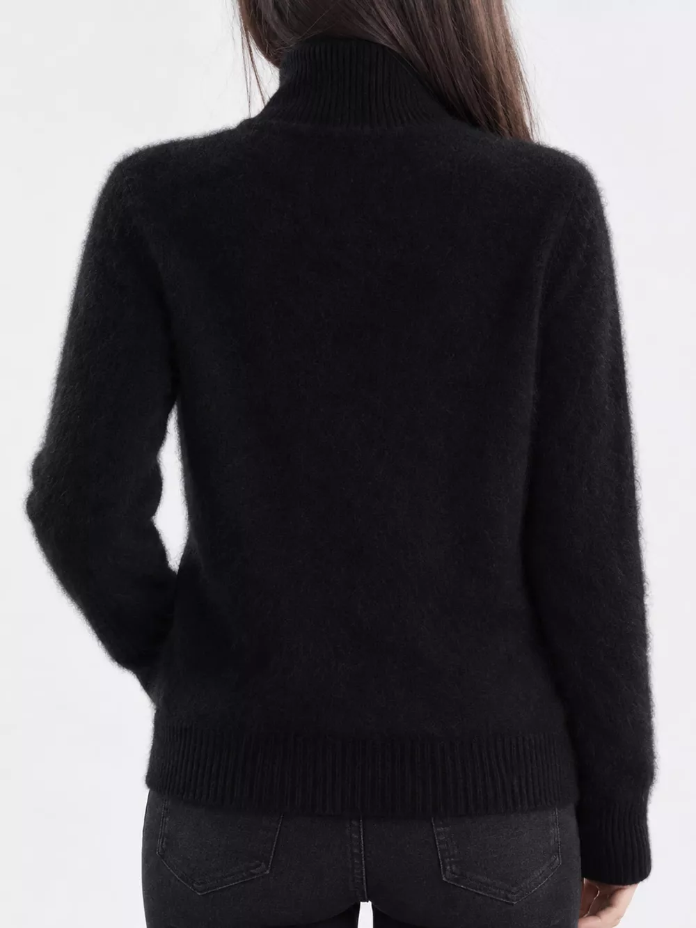 Full Size Turtleneck Long Sleeve Sweater Plus Size, image 98