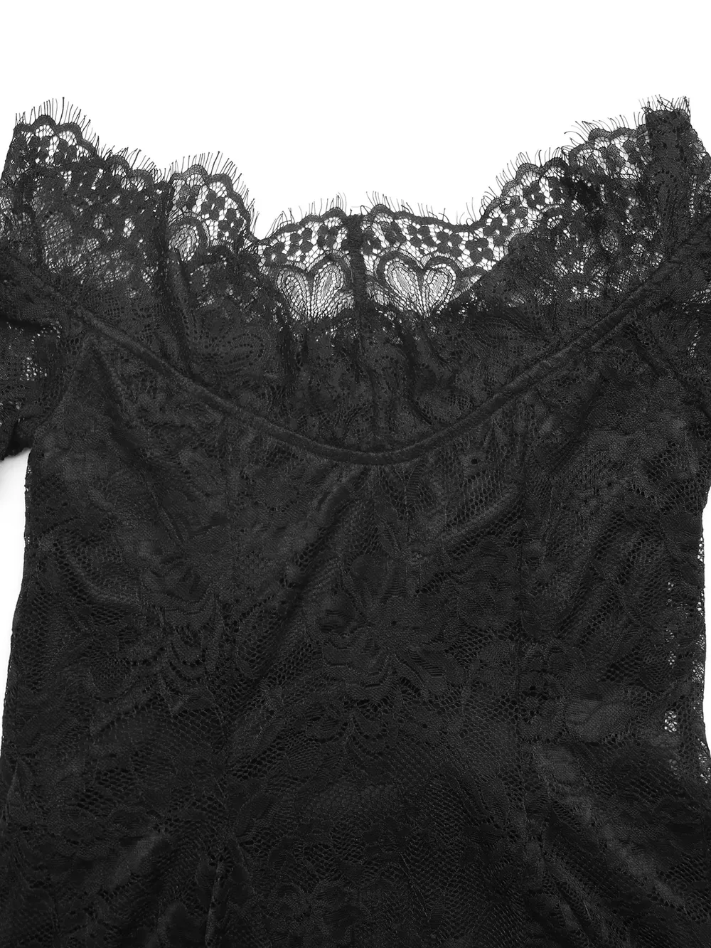 Lace Off Shoulder Mini Dress, image 9