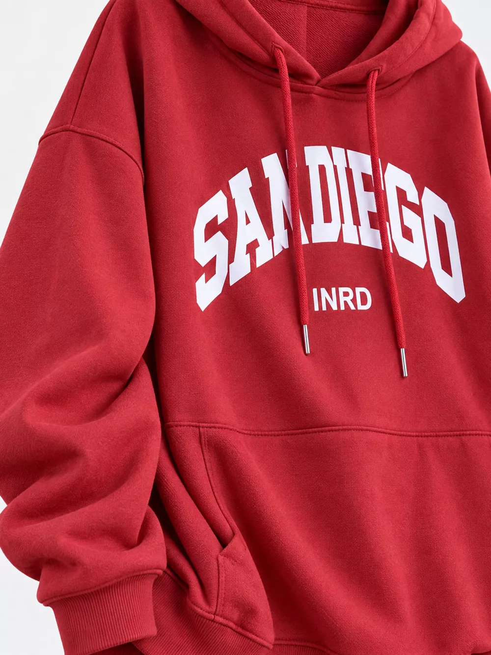 Letter Graphic Long Sleeve Hoodie, image 5