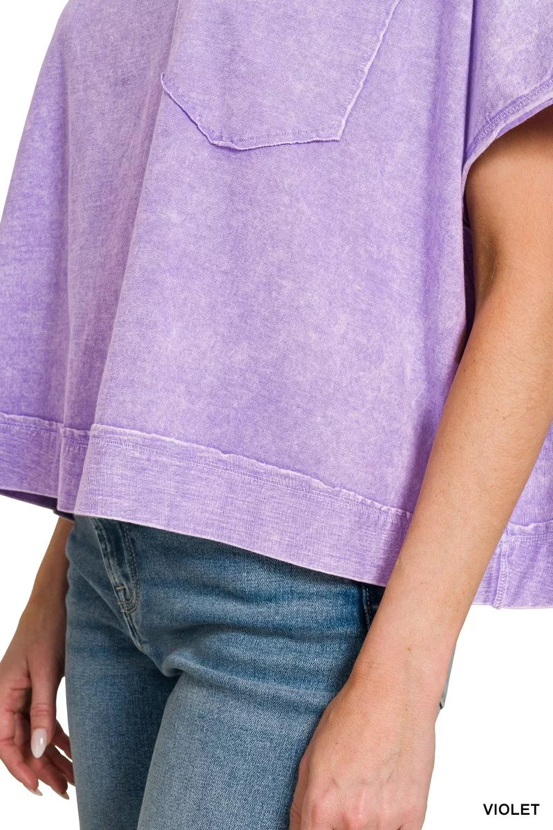 Halo Washed Oversized Top, image 4