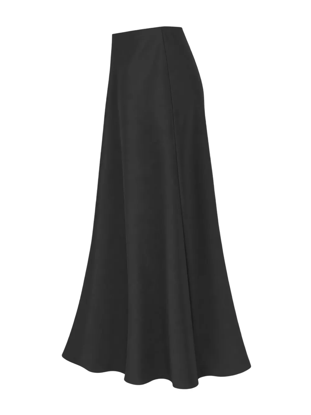 Full Size High-Waisted Satin Midi Skirt Plus Size, image 3