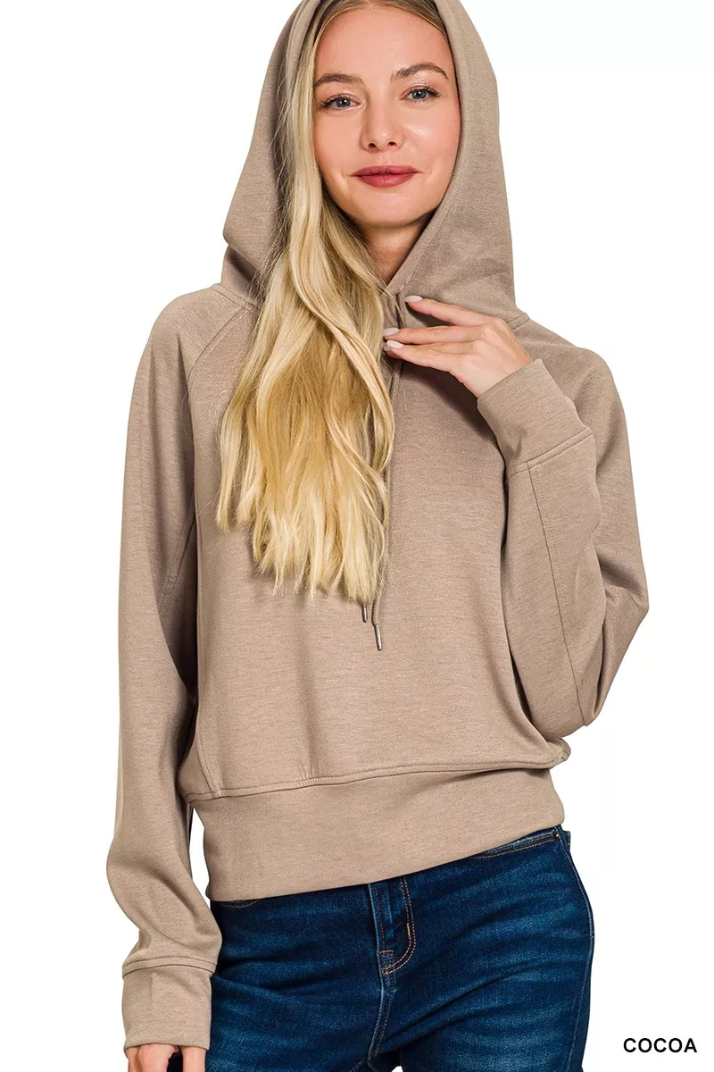 Drawstring Scuba Hoodie, image 2