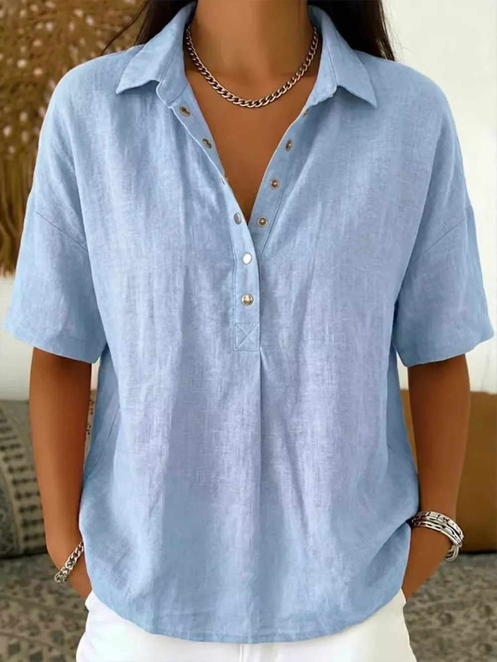 Snap Down Short Sleeve Shirt, image 15