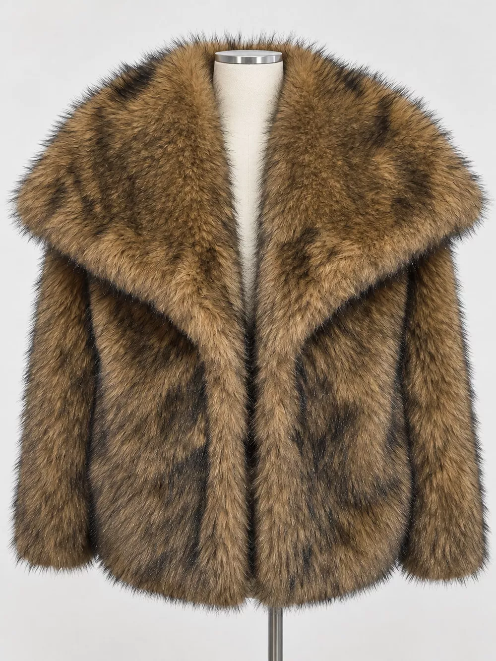 Fox Fur Collar Winter Outerwear, image 75