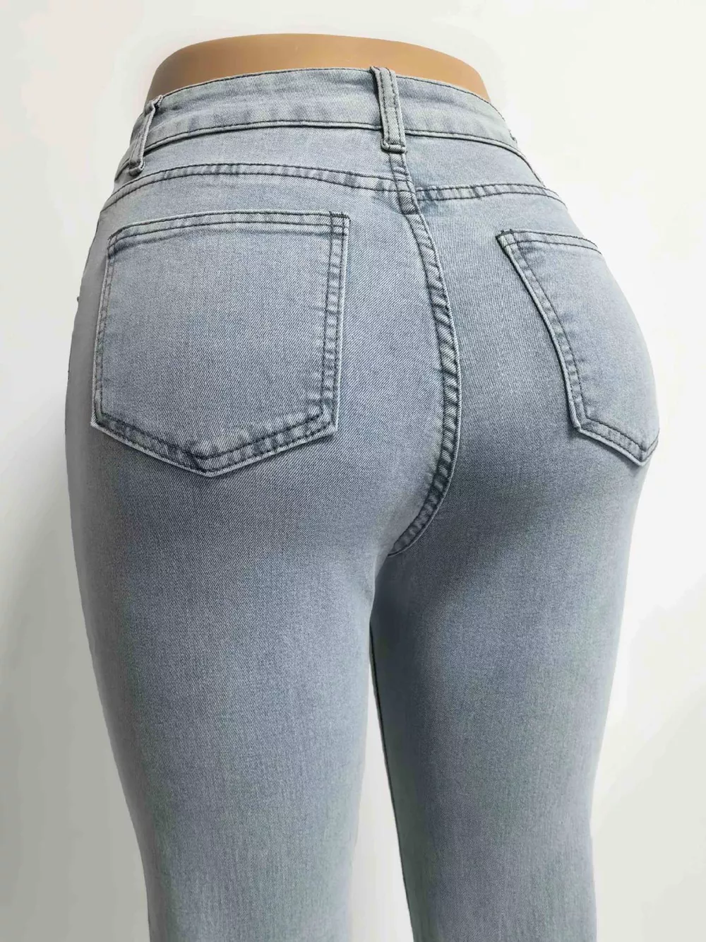 High-Waisted Flare Leg Jeans, image 5