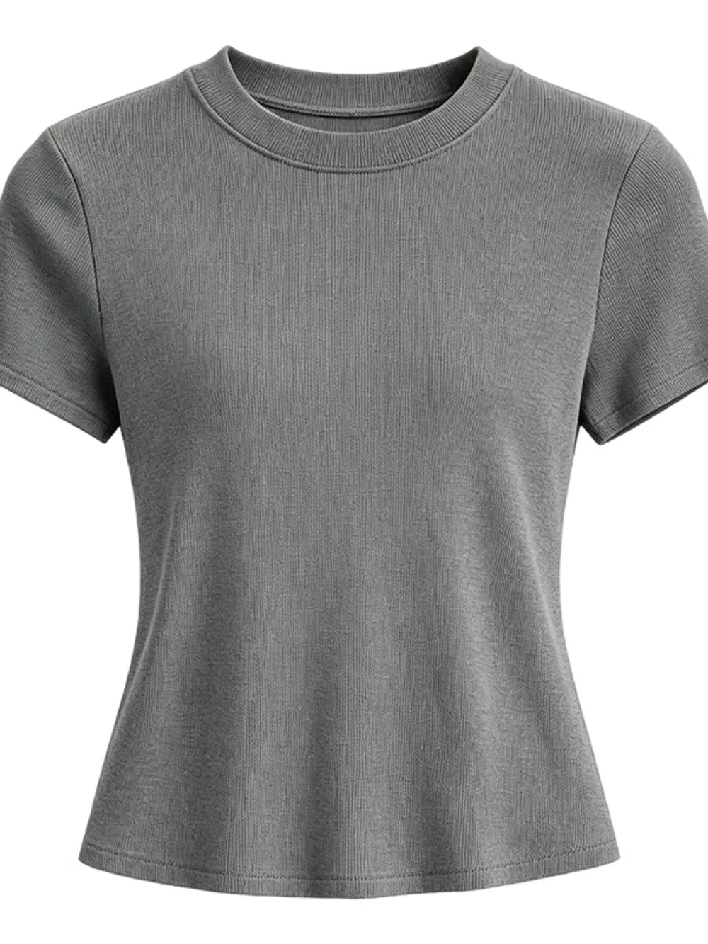 Slim-Fit Crew Neck Basic T-Shirt, image 14
