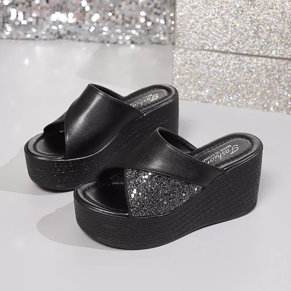 Open Toe Platform Wedge Sandals, image 7