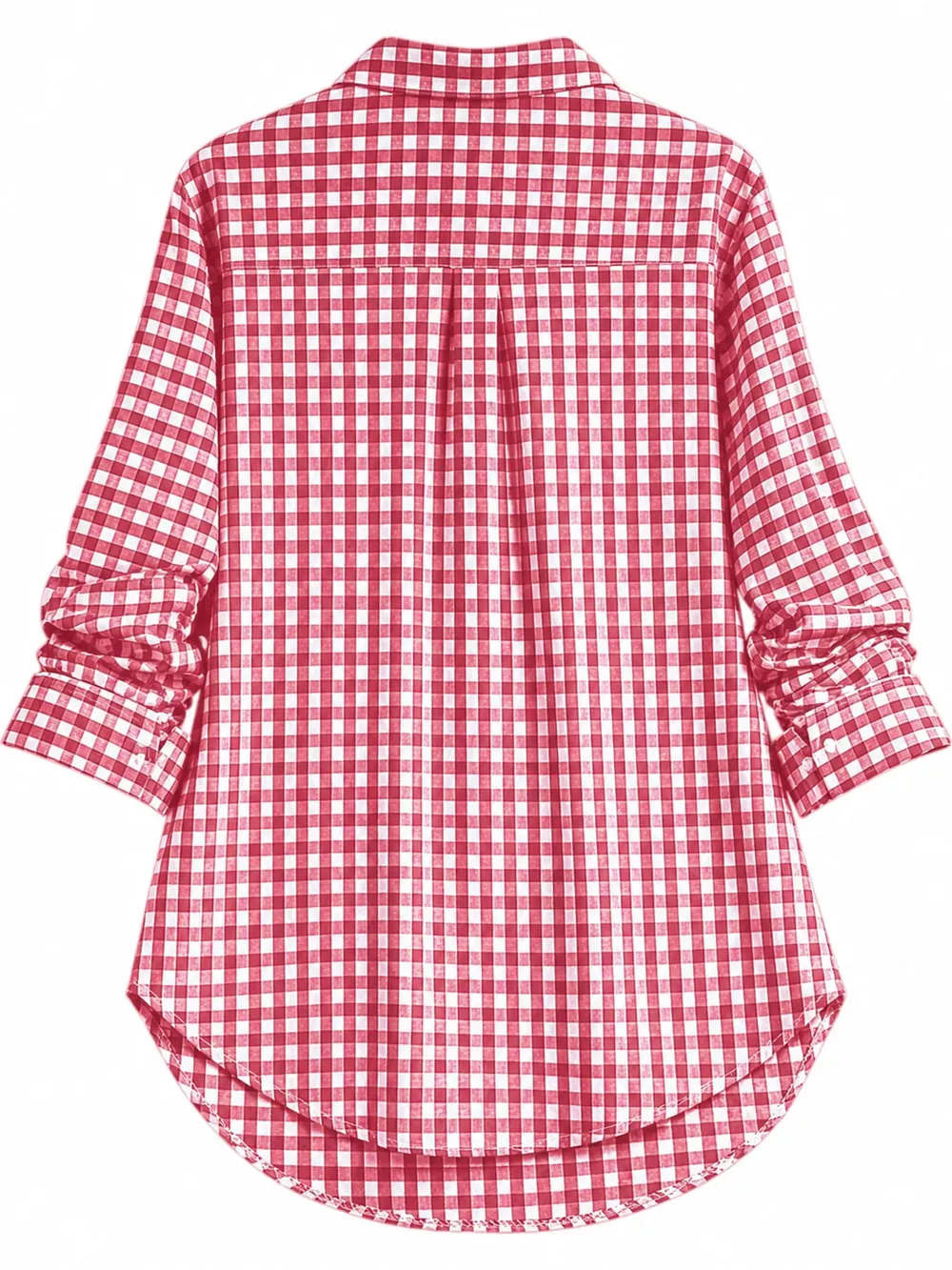 Plus Size Plaid Button-Down Long Sleeve Shirt, image 3