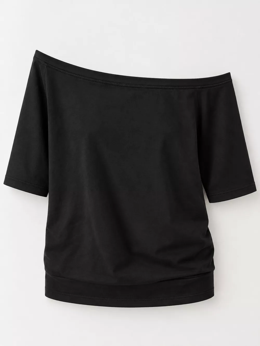 Boat Neck Short Sleeve T-Shirt, image 14
