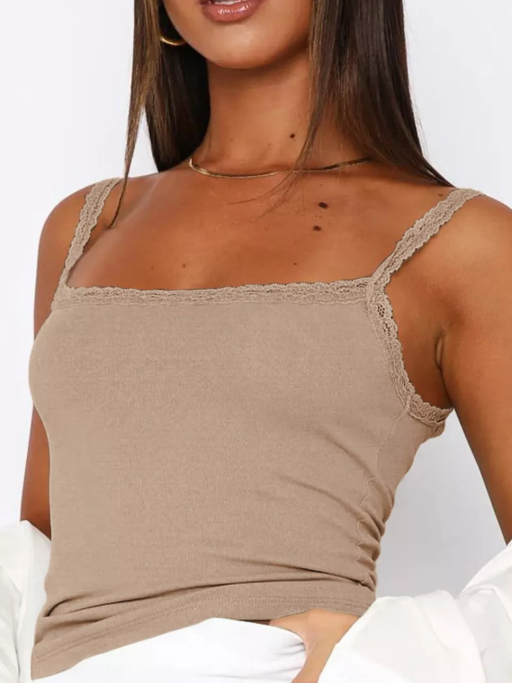 Lace Detail Cami Top, image 37