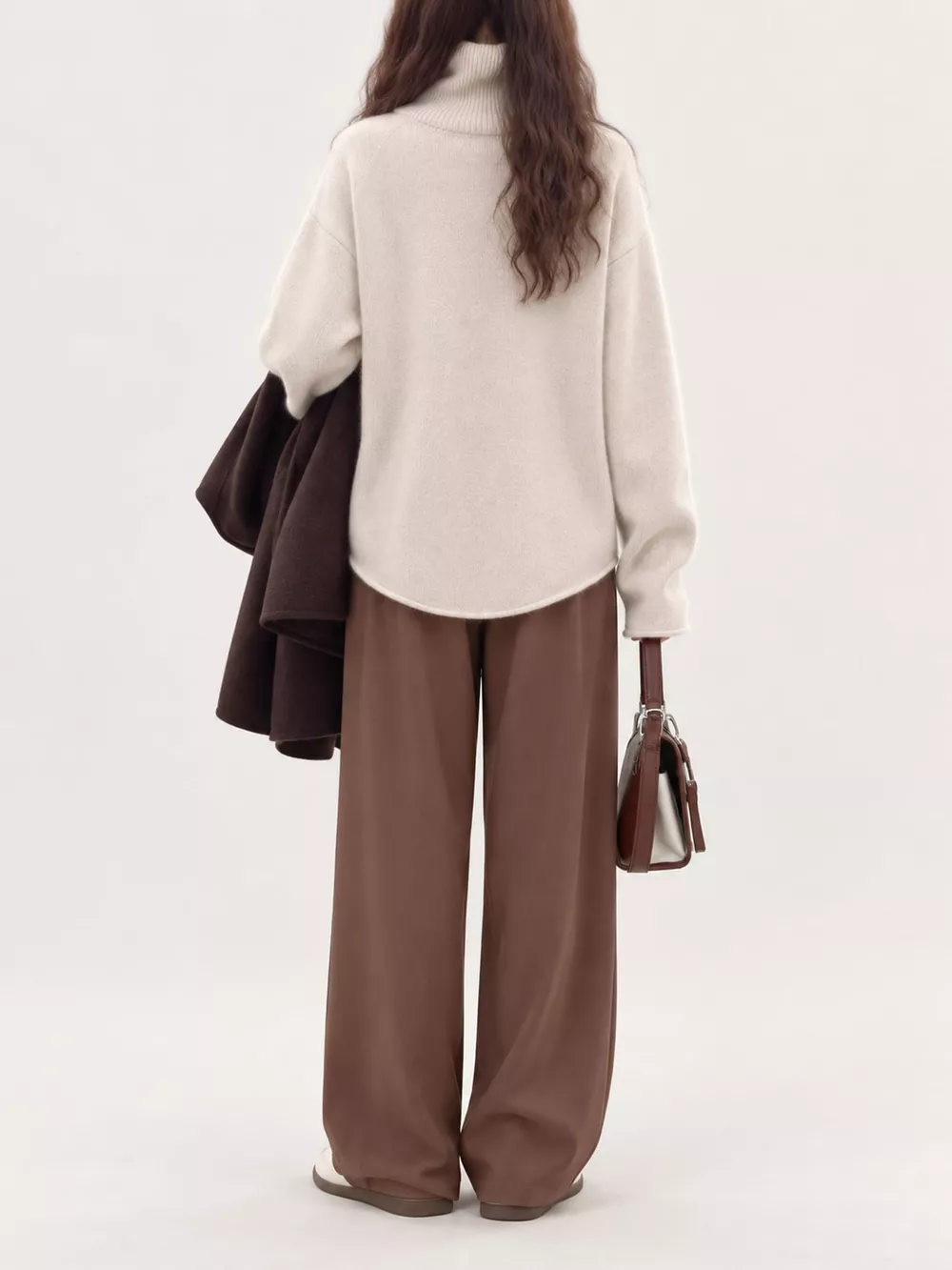 Turtleneck Dropped Shoulder Sweater, image 20