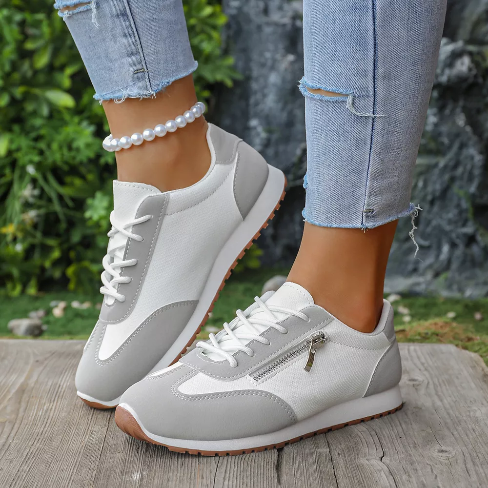 Round Toe Lace Up Sneakers, image 6