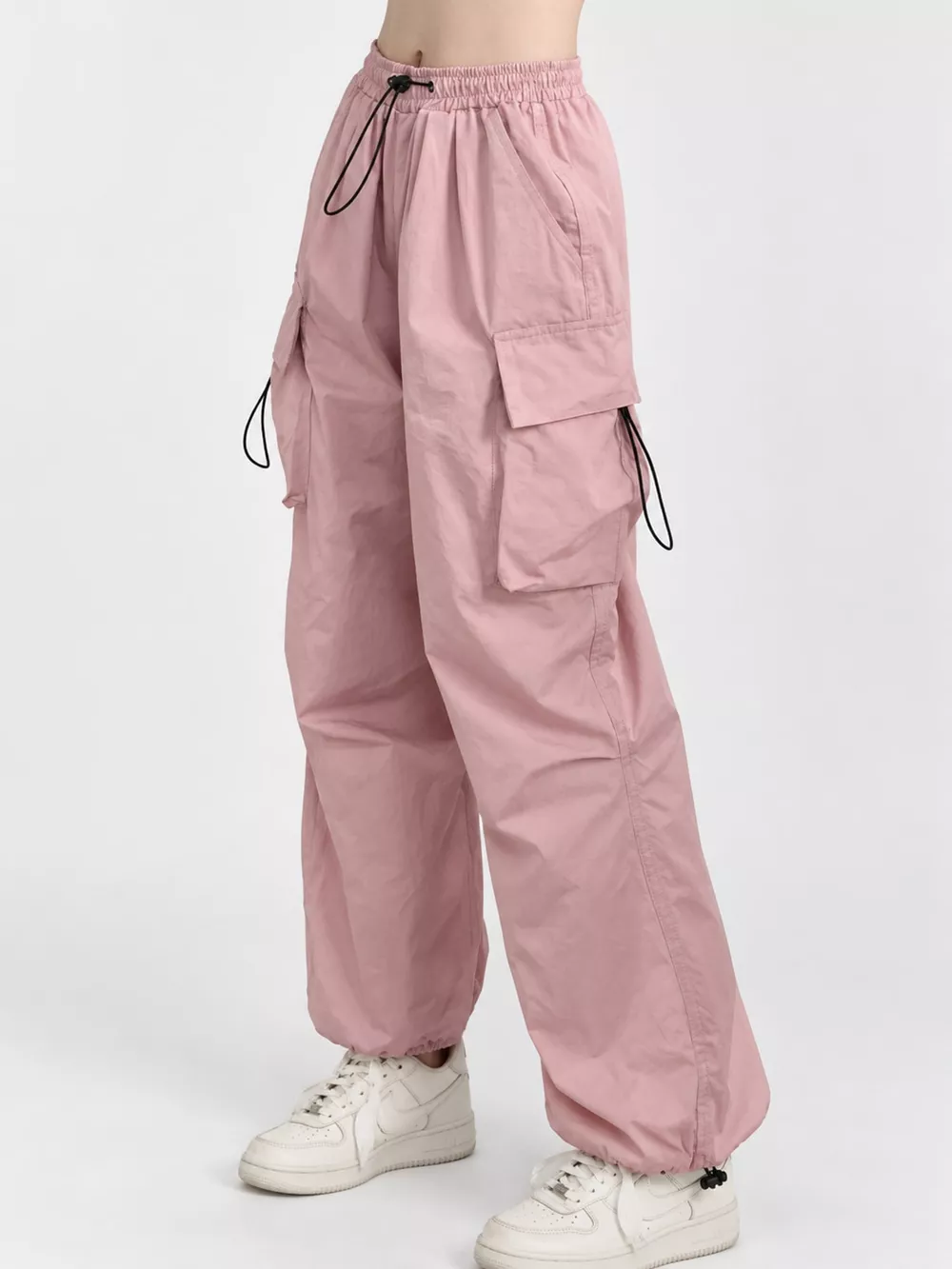 Full Size Drawstring Cargo Pants Plus Size, image 18
