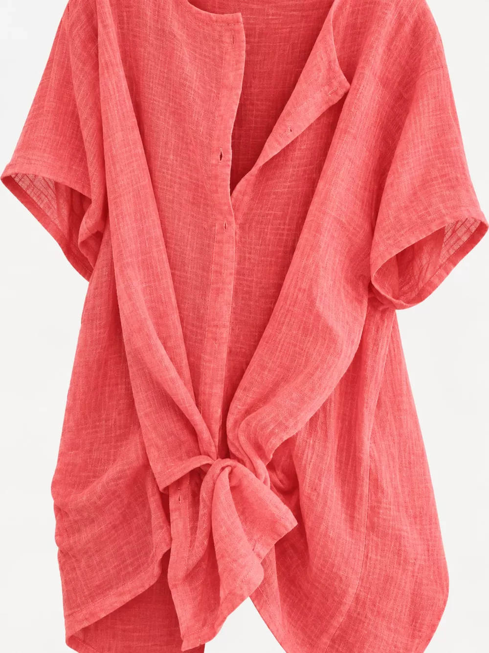 Full Size Casual Loose Fit Beach Short Sleeve Shirt Plus Size, image 11