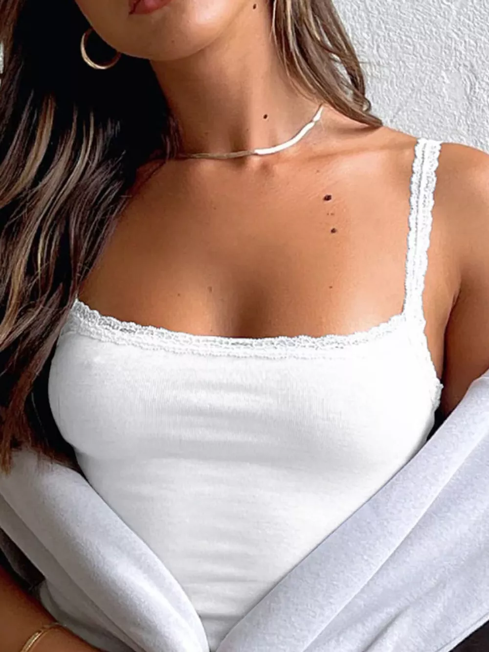 Lace Detail Cami Top, image 19