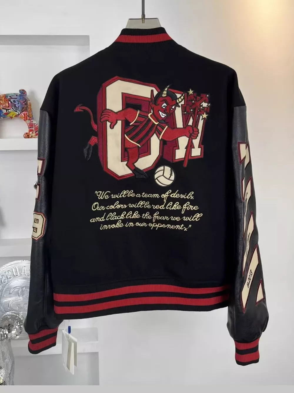 Men's Embroidered Patches Snap Down Jacket, image 2