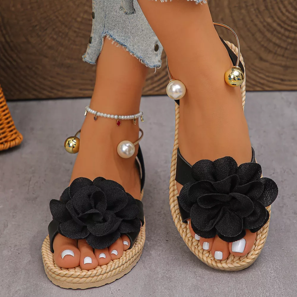 Flower Open Toe Sandals, image 6